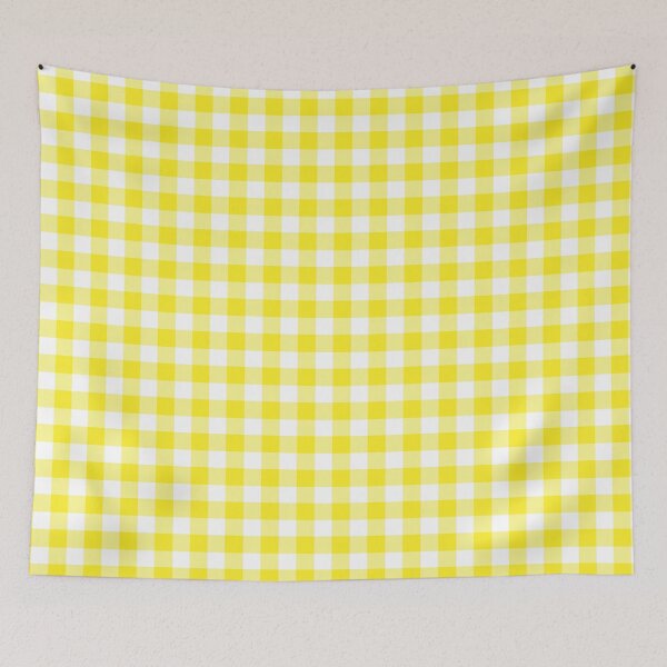 Item preview, Yellow and White Gingham designed and sold by starrylite.