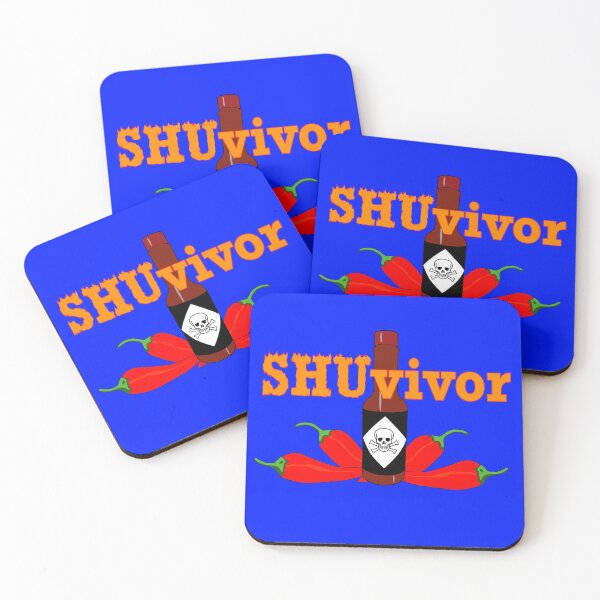 Item preview, Hot Peppers Hot Sauce Fan SHUvivor Pun designed and sold by Minds-Eye.
