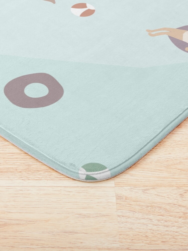 Alternate view of Pool illustration Bath Mat