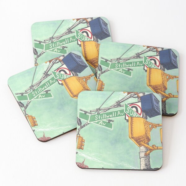 Item preview, coney island street signs designed and sold by purplestgirl.