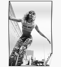 she is coming // miley cyrus Poster