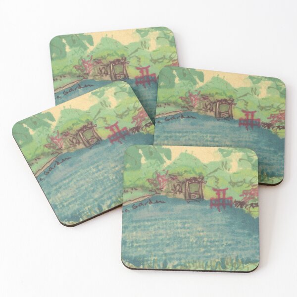 Item preview, japanese garden pond designed and sold by purplestgirl.