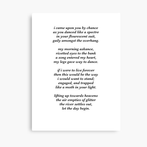 brief encounter Canvas Print