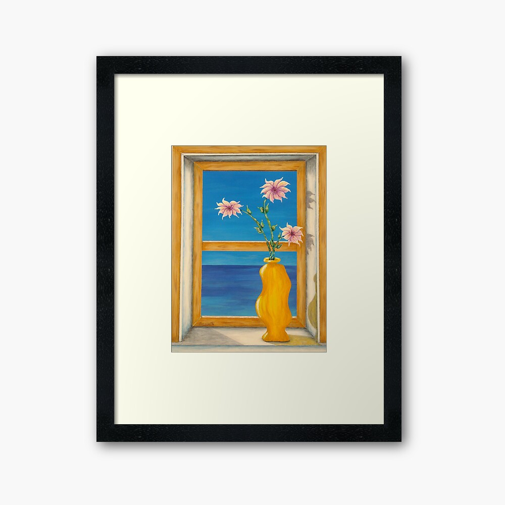 Yellow Vase Framed Art Print