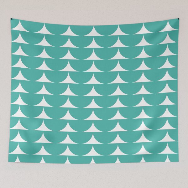 Aperçu de l'œuvre Blue Modern Waves créée et vendue par Ldydesign.