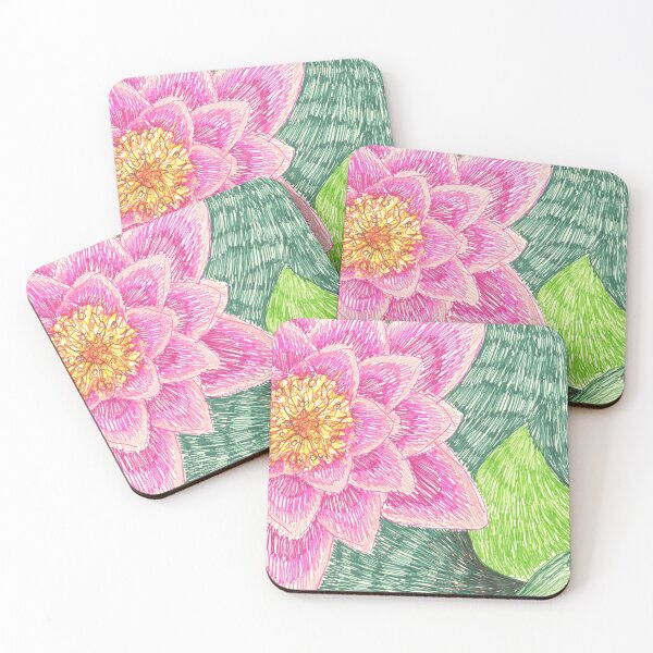 Item preview, lily pond in the botanic garden designed and sold by purplestgirl.