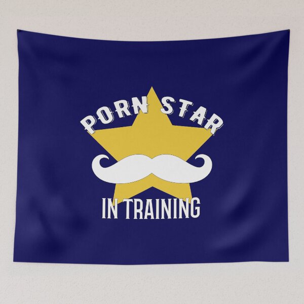 Item preview, Porn Star in Training Funny Mustache designed and sold by TrndSttr.