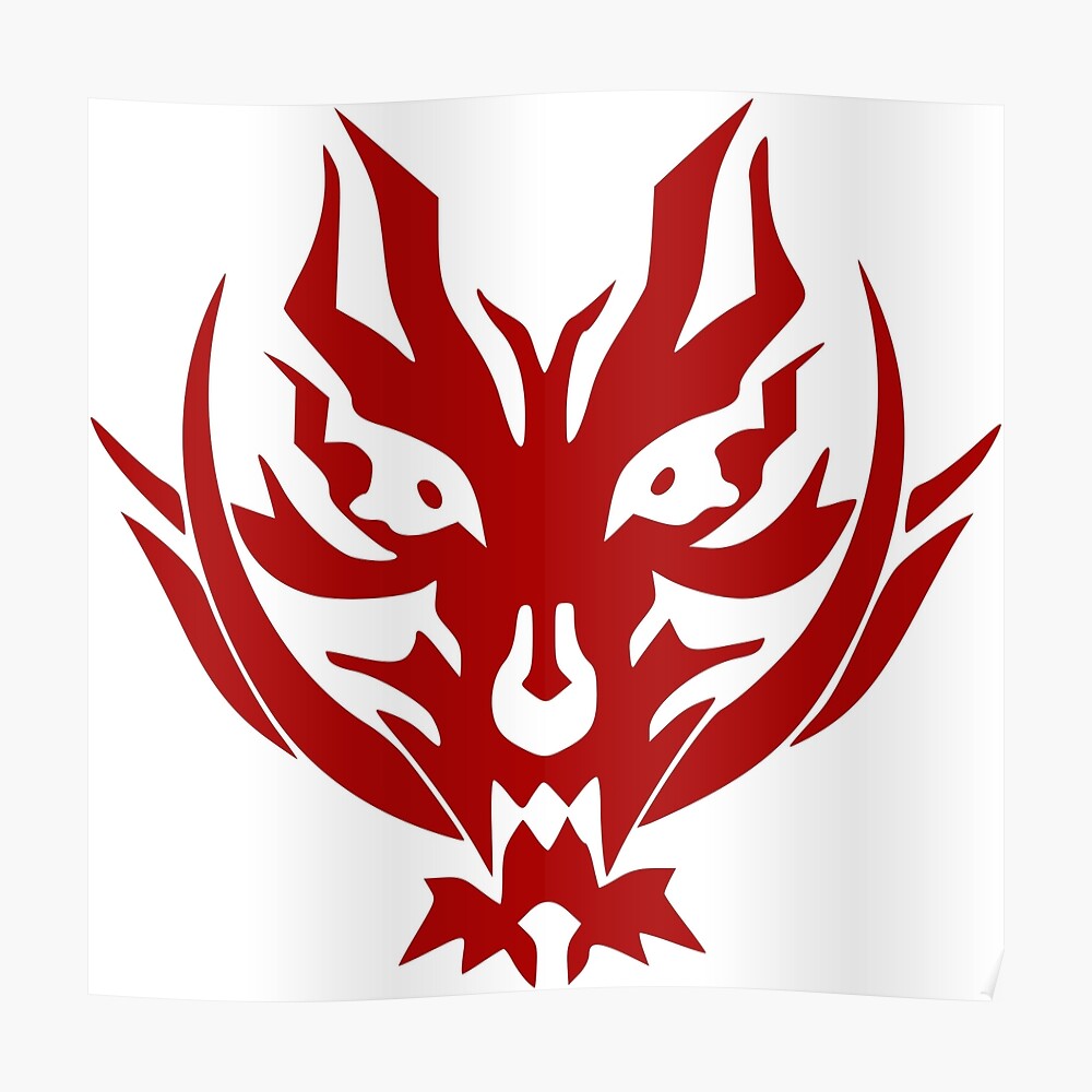 God Eater Fenrir Logo Sticker By Fireseed Josh Redbubble
