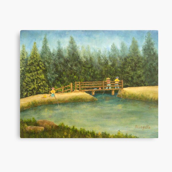 Fishing In New England Canvas Print