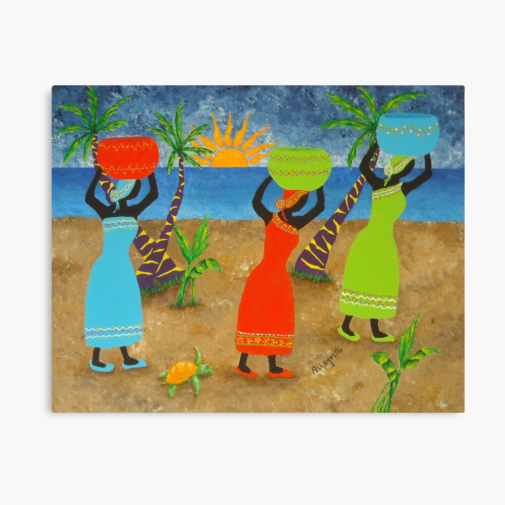 To Market Canvas Print