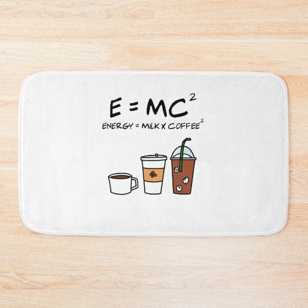 Item preview, Coffee Equation, Energy = Milk x Coffee^2 designed and sold by russell7lee.