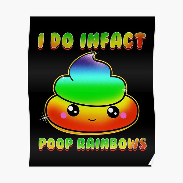 Poop Posters Redbubble