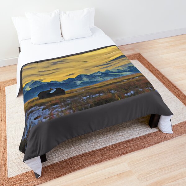 Mission Mountains Shed Comforter