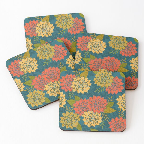 Item preview, Dahlias designed and sold by inkblotcreative.
