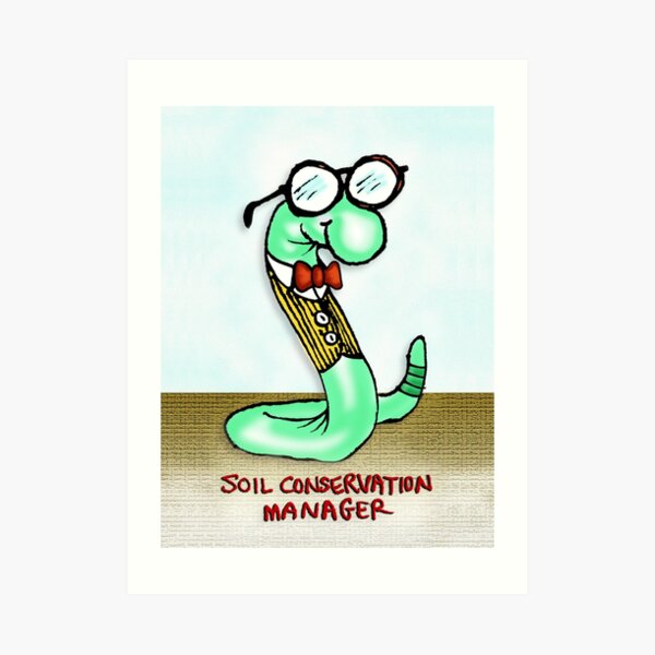 Soil Conservation Manager Art Print