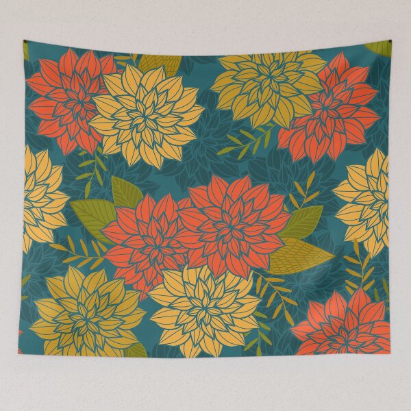 Item preview, Dahlias designed and sold by inkblotcreative.