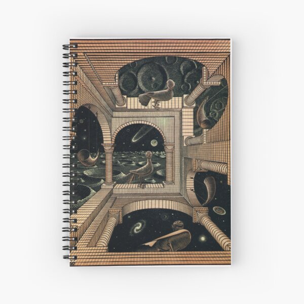 MC ESCHER LABIRINTH Spiral Notebook