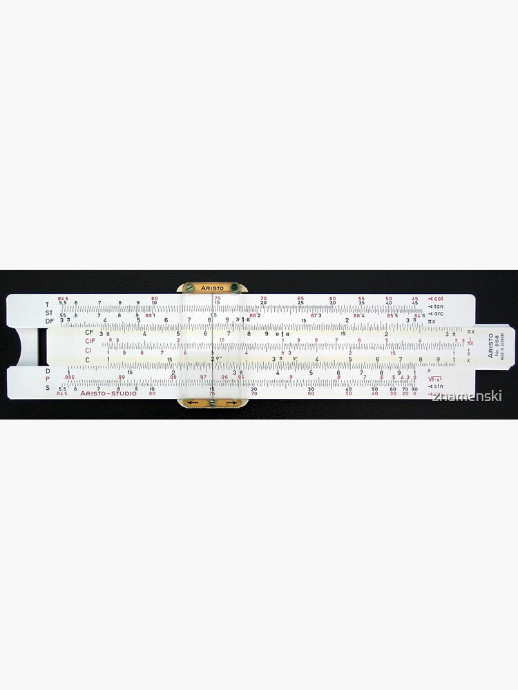 Slide rule, #slipstick, mechanical analog #computer, graphical analog #calculators, #nomograms, general calculations, application specific computations by znamenski