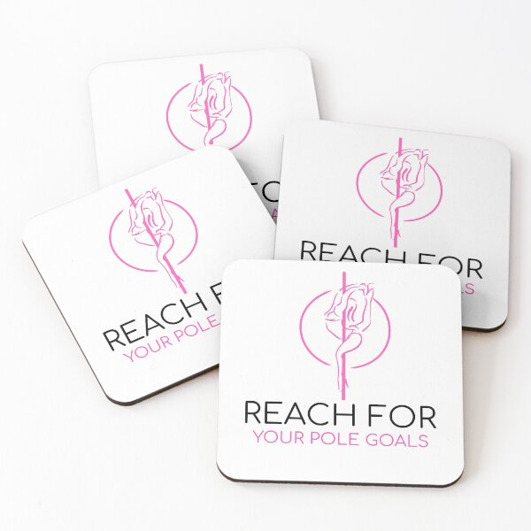 Item preview, Reach for Your Pole Goals Pink designed and sold by PoleUnicorn.