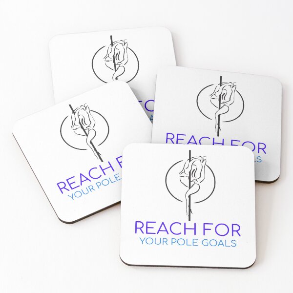 Item preview, Reach for Your Pole Goals Black designed and sold by PoleUnicorn.