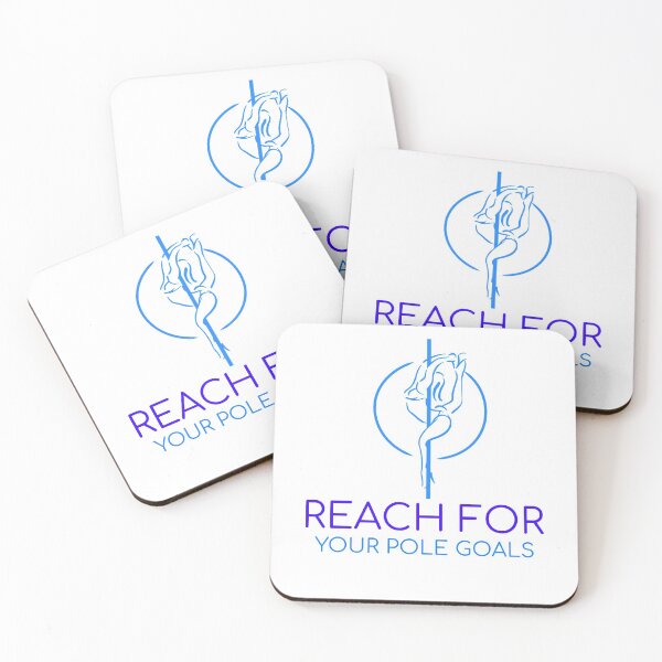 Item preview, Reach for Your Pole Goals Blue designed and sold by PoleUnicorn.