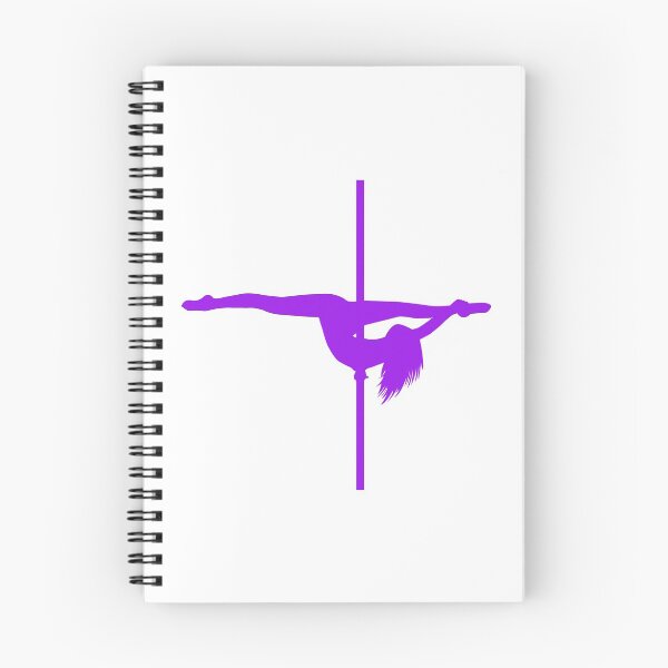 Aperçu de l'œuvre Split Pole Dancer Purple créée et vendue par PoleUnicorn.