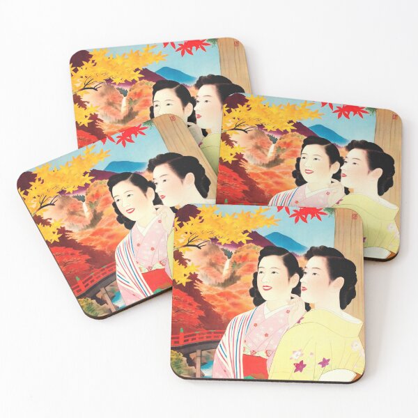Item preview, JAPAN Autumn in Nikko Japanese Travel Bureau Vintage Travel designed and sold by retroposters.