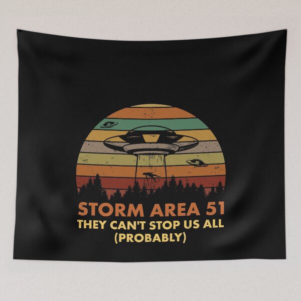 Item preview, Storm Area 51 Extraterrestrial UFO Raid designed and sold by elderberry.