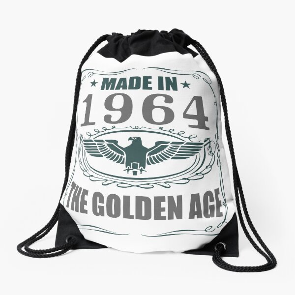 Made In 1964 - The Golden Age Drawstring Bag