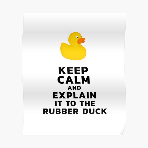 Rubber Duck Posters Redbubble