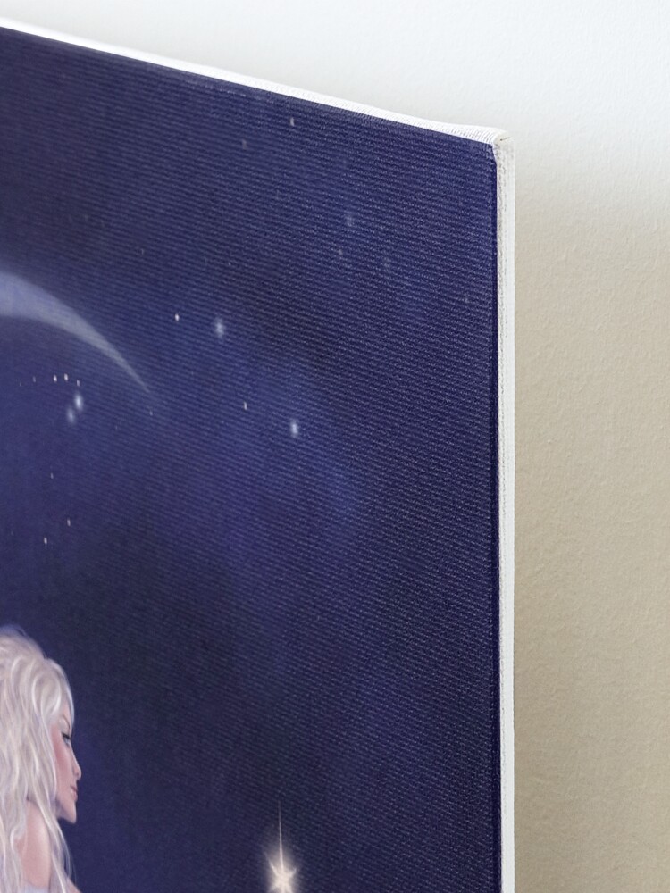 Alternate view of Birth of a Star Moon Fairy Mounted Print