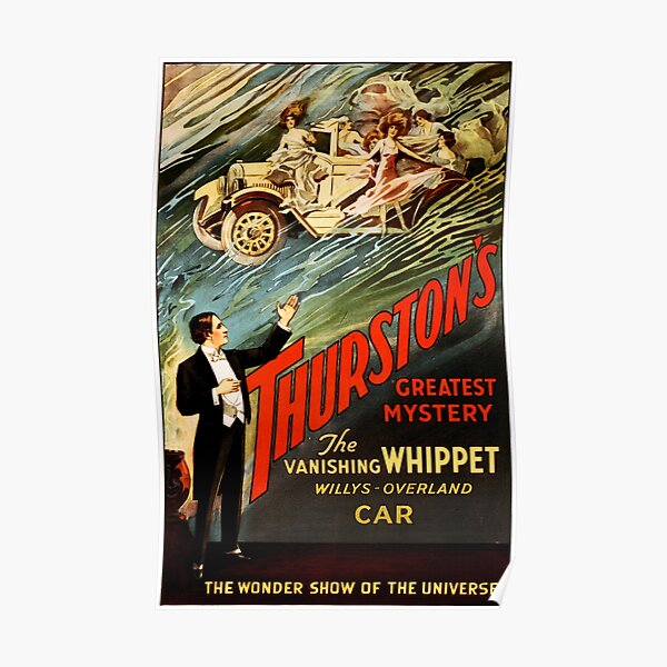 TM04 VINTAGE THURSTON MAGICIAN MAGIC A4 POSTER PRINT 