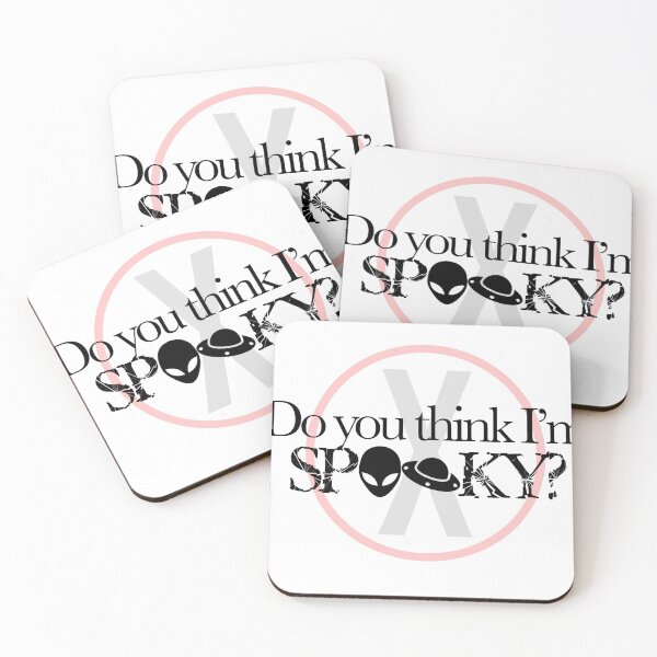 Item preview, Do You Think I'm Spooky? - White designed and sold by cattydidit.