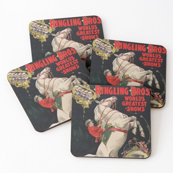 Item preview, Ringling Bros Horse Circus Performances Stunt Advertisement Vintage designed and sold by retroposters.