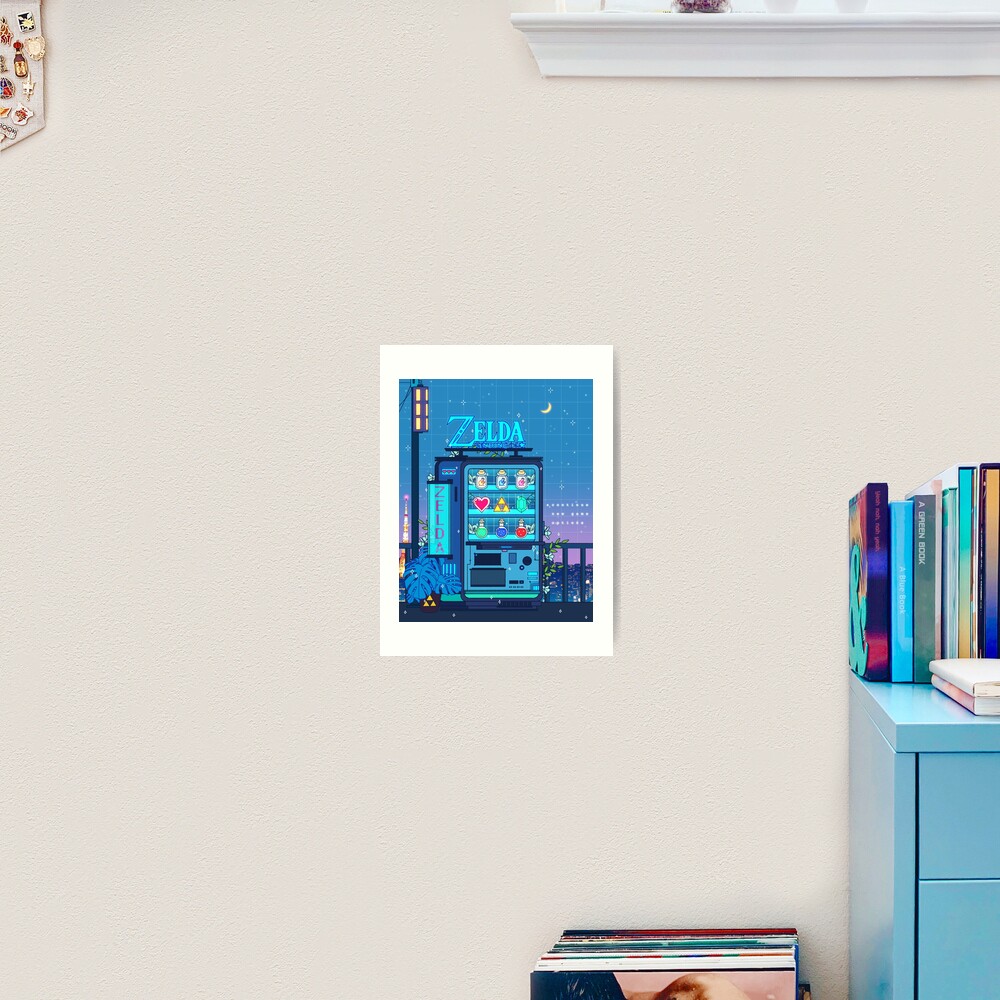 Zelda Vending Machine Art Print