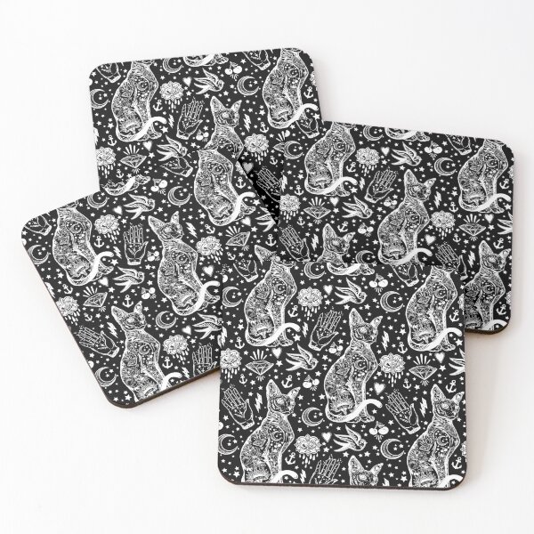 Item preview, Space cats abstract design designed and sold by peggieprints.