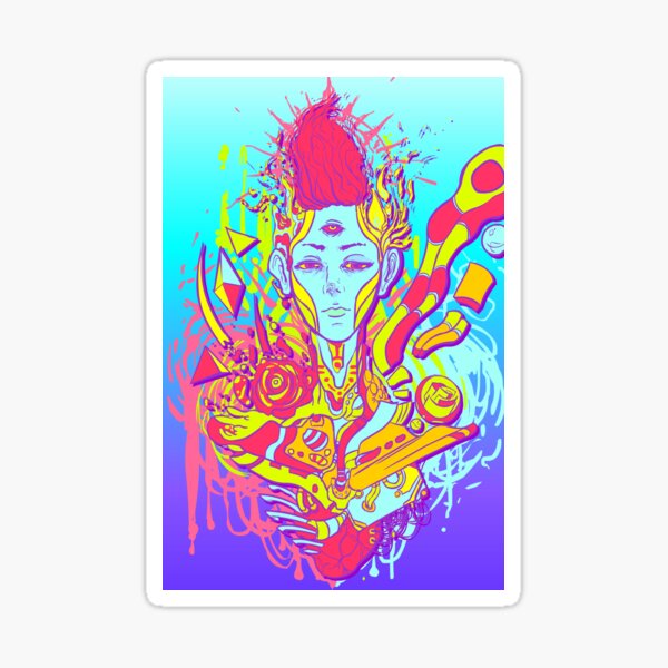 Xenon - moebius style Sticker