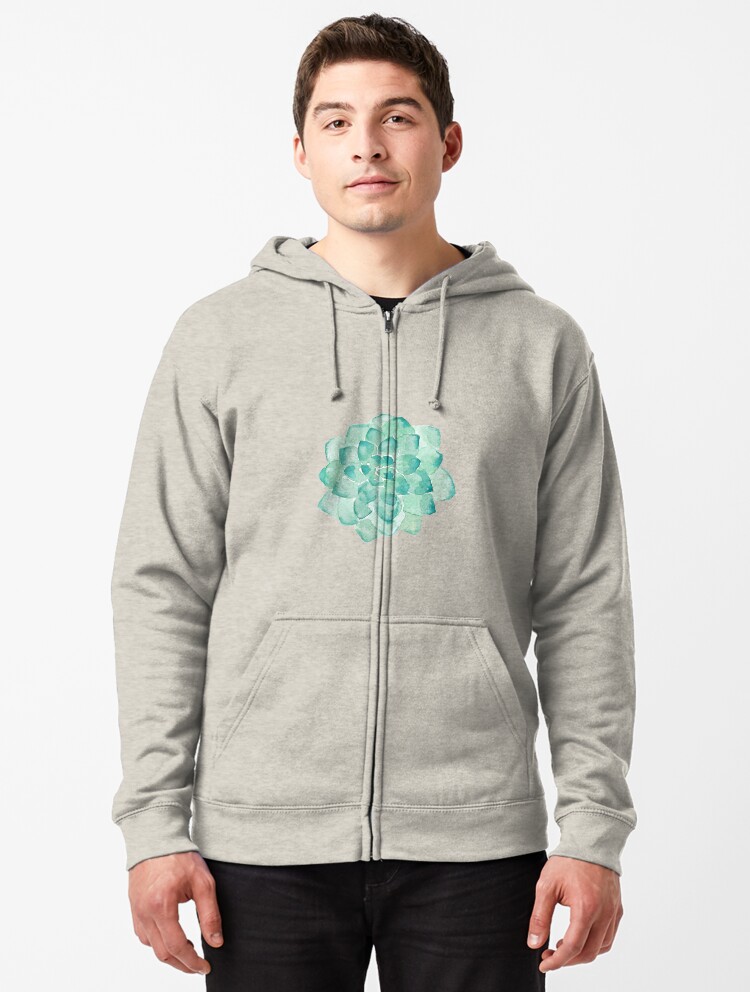 seafoam green hoodie