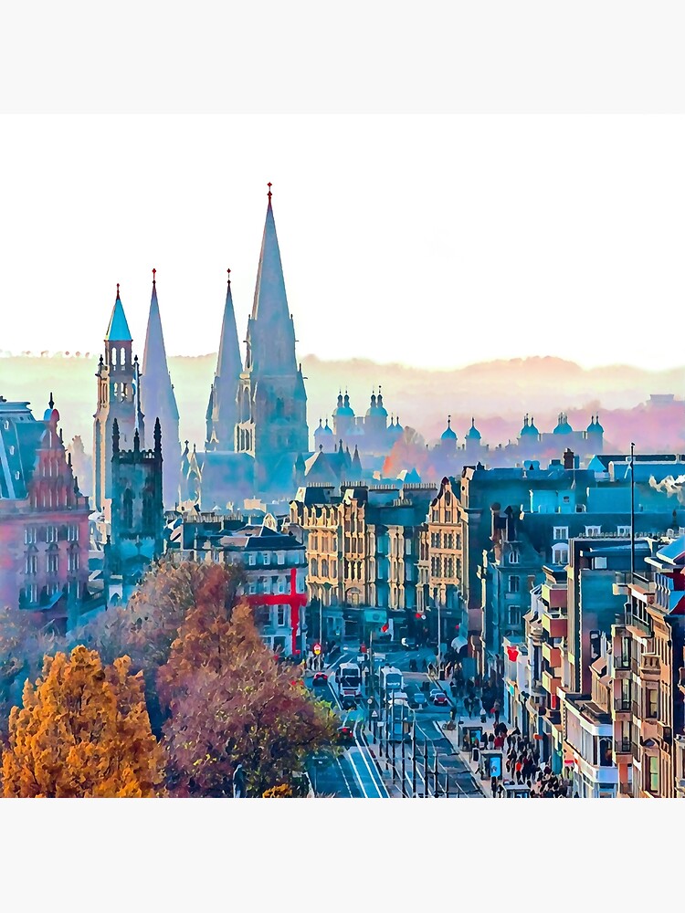 Edinburgh Cityscape Photo Art by campbellhall