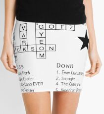GOT7 Crossword Puzzle Mini Skirt
