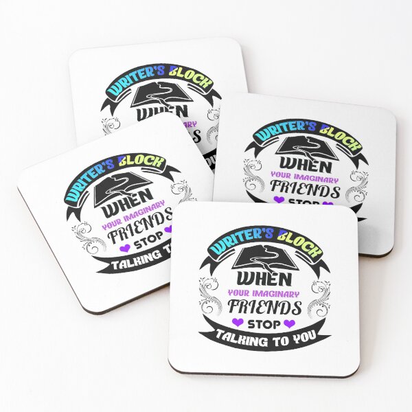Item preview, Funny Writer's Block Imaginary Friends designed and sold by perfectpresents.