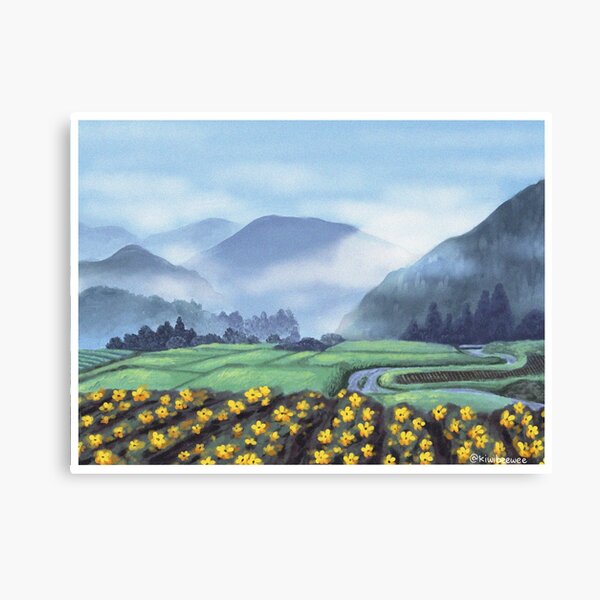 Seulement hier Impression sur toile