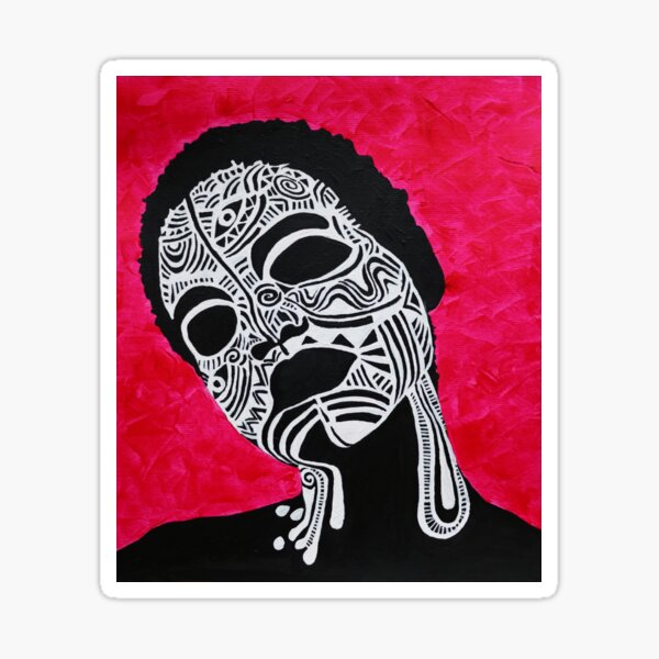 Pink Tribal Sticker