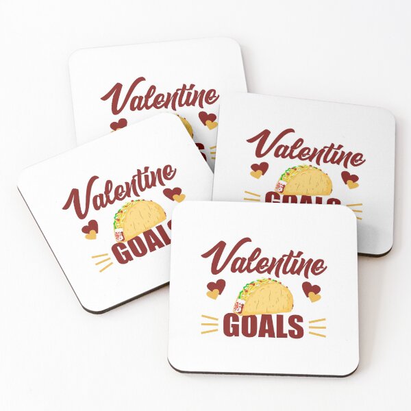 Item preview, Cute & Funny Valentine Goals Tacos for Taco Lovers designed and sold by perfectpresents.