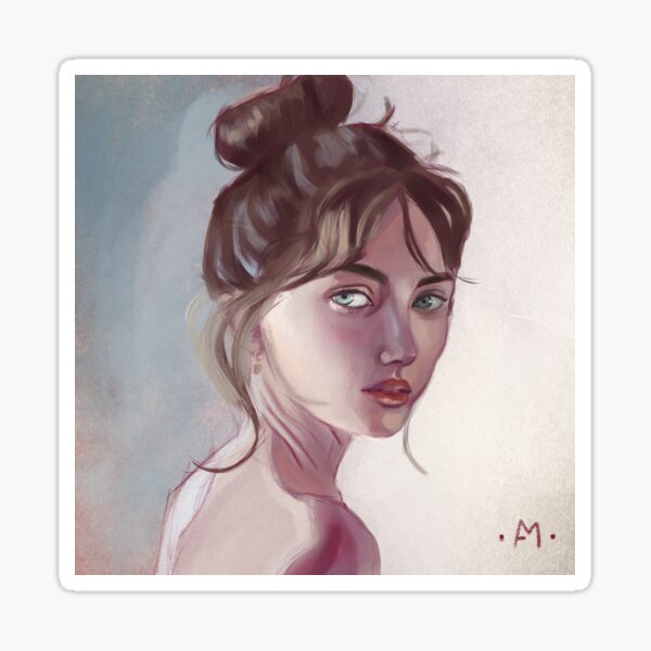 Digital Portrait Sticker