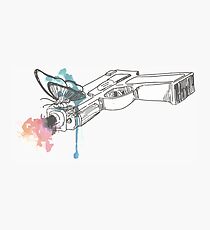 Life is Strange Gun Watercolored Photographic Print