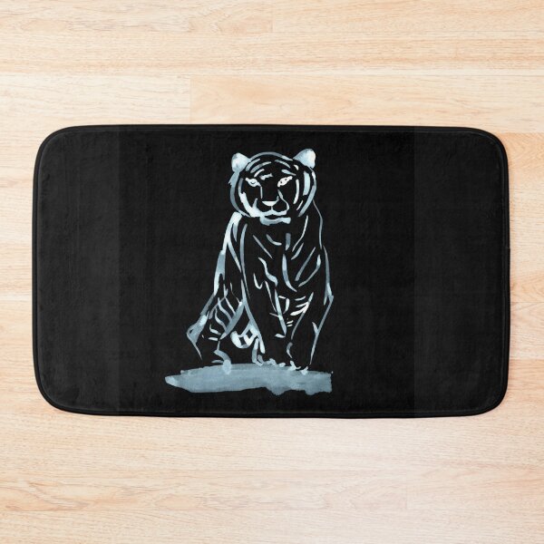 Item preview, Approaching Tiger - Black and Blue  designed and sold by Niina  Niskanen.