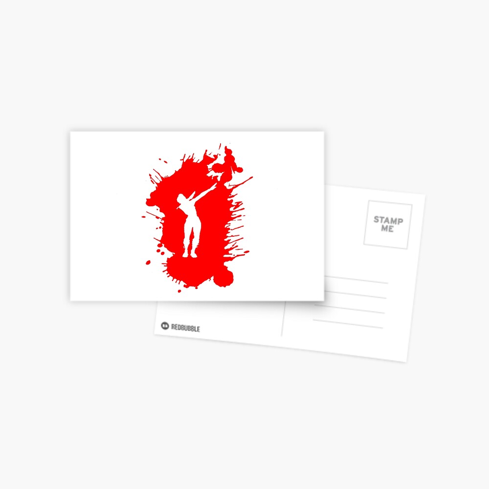 Dabbing Character Dance Official Greeting Card By Amitdavidov Redbubble - roblox minecraft dab video game dance minecraft transparent