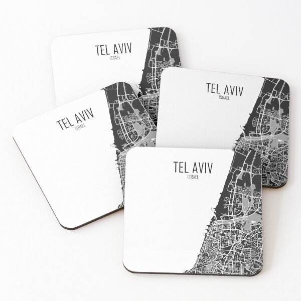 Item preview, Tel-Aviv Map, Israel, City designed and sold by pinspace.