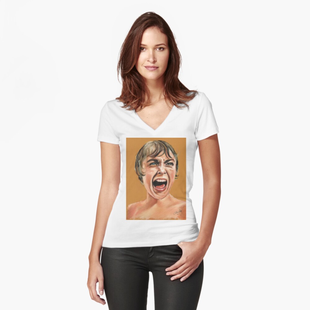 Item preview, Fitted V-Neck T-Shirt designed and sold by ChantalHandley-.